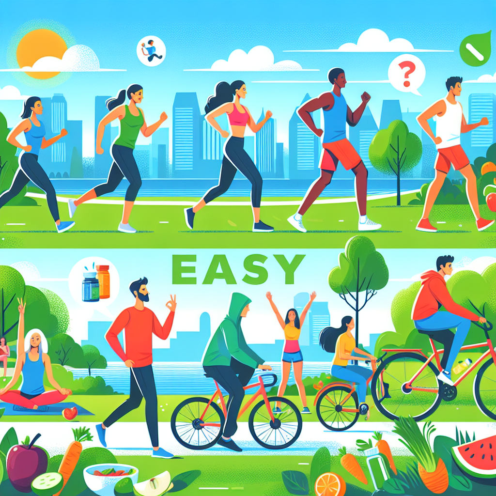 Ide Poster Kreatif untuk Pola Hidup Sehat yang Mudah Digambar