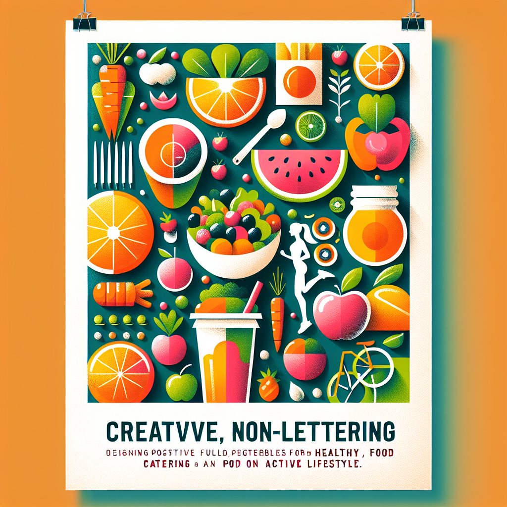 Kreativitas dalam Desain Poster Makanan Sehat untuk Gaya Hidup Aktif