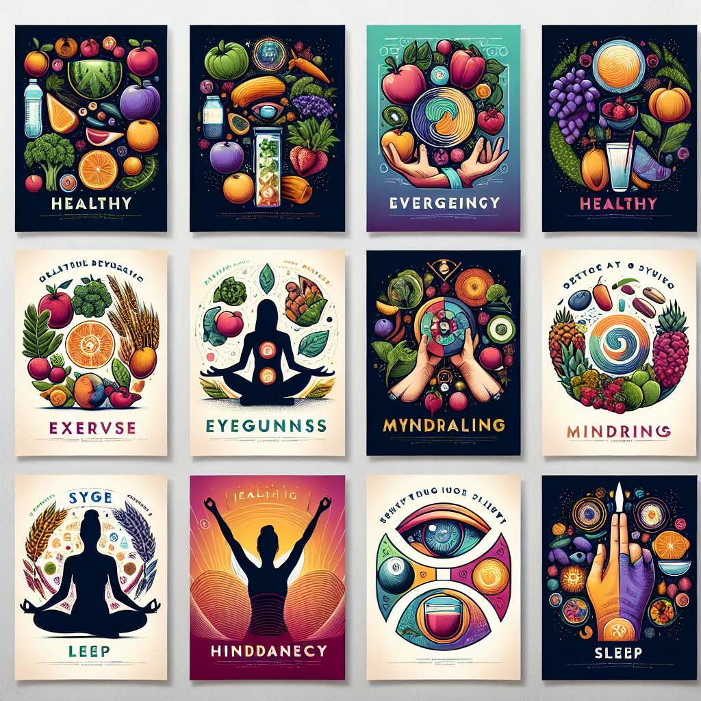 10 Ide Desain Poster Kreatif untuk Mempromosikan Gaya Hidup Sehat